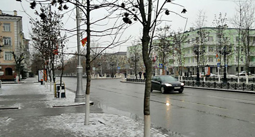 Улица в Грозном. Фото корреспондента "Кавказского узла"