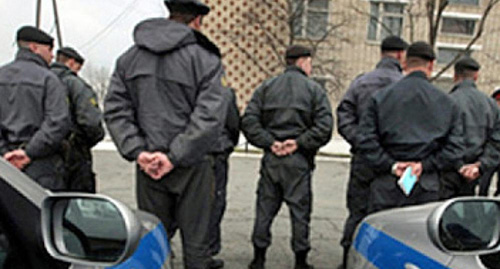 Построение сотрудников полиции. Фото: http://noks-tv.ru/news/city/crime/15132