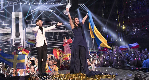 Победительница конкурса "Евровидение-2016" Фото: Поставив Андрес (ЕВС), http://www.eurovision.tv/page/news?id=ukraine_wins_2016_eurovision_song_contest