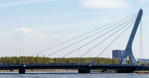 Мост в Санкт-Петербурге, которому хотят присвоить имя Кадырова. Фото https://ru.wikipedia.org