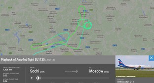 Самолеты из Минвод и Сочи не смогли сразу приземлиться в Москве