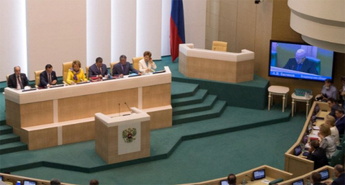 Заседание Совета Федерации. Фото: http://www.council.gov.ru