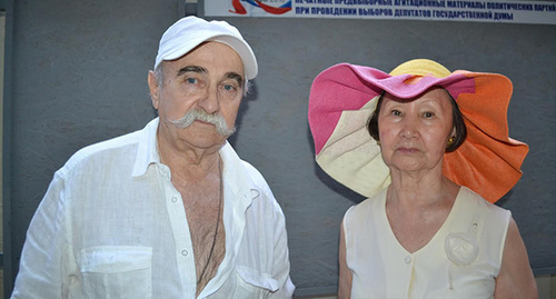Пара пенсионеров Дончи-оол. Фото Светланы Кравченко для "Кавказского узла"