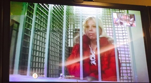 Дарья Полюдова при вынесении приговора по ее жалобе. Фото: https://www.facebook.com/fondov/photos/a.154756814619257.35686.108044812623791/1277061789055415/?type=3&theater