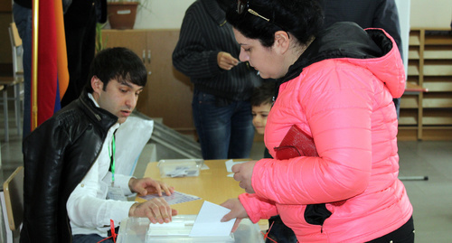 Армения выбирает новый парламент. Фото Тиграна Петросяна для "Кавказского узла"