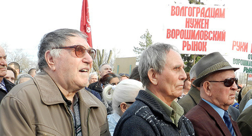 Участники митинга в Волгограде . Фото Татьяныф Филимоновой для "Кавказского узла"