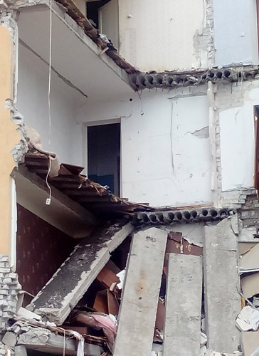 Разрушенный дом. Волгоград, 16 июня 2017 г. Фото Татьяны Филимоновой для "Кавказского узла"