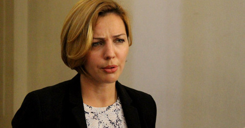 Парламентский секретарь президента Грузии Анна Долидзе. Фото Инны Кукуджановой для "Кавказского узла"