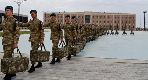 Солдаты азербайджанской армии. Фото http://mod.gov.az/ru/foto-arhiv-045/?gid=12837