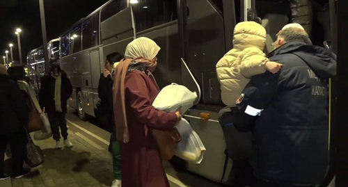 Беженцы в КЧР. Скриншот видео https://t.me/rashid_temrezov/4538