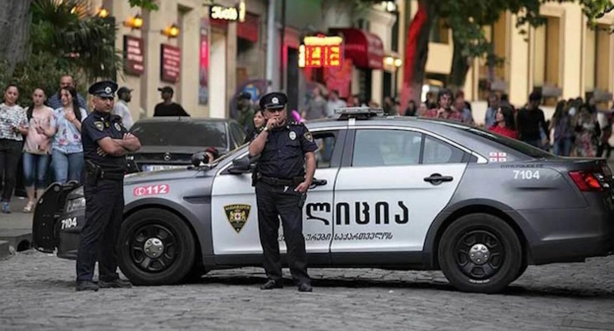Полиция в Тбилиси, фото: v-georgia.com