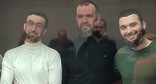 Кемал Тамбиев, Абубакар Ризванов, Абдулмумин Гаджиев (слева направо). Фото корреспондента "Кавказского узла"