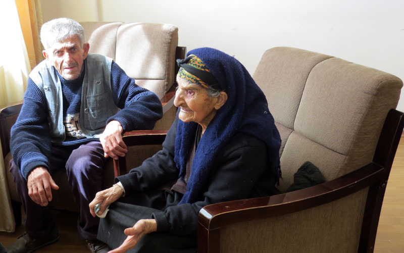 Бабушка из стТалиш Мартакертского района Айка Саркисян, 104 года.