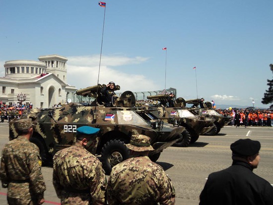Военный парад в Степанакерте.1