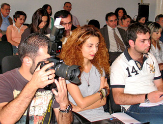 Во время дебатов. Армения, Ереван, 2 октября 2011 г. Фото Армине Мартиросян для "Кавказского узла"