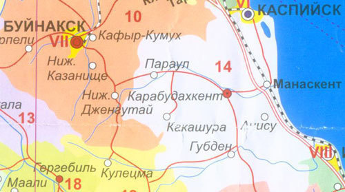 Карабудахкентский район на карте. Карта с сайта www.abdulatipov.ru Карабудахкентский район на карте. Карта с сайта www.abdulatipov.ru