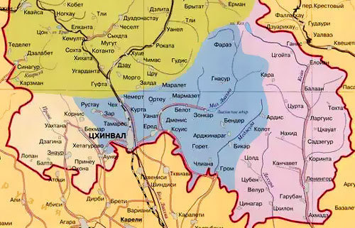 Южная Осетия на карте. Карта с сайта http://map-site.narod.ru Южная Осетия на карте. Карта с сайта http://map-site.narod.ru
