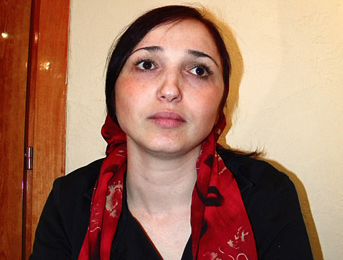 Мадина, жена блогера Алаудина Дудко. Фото "Кавказского узла" Мадина, жена блогера Алаудина Дудко. Фото "Кавказского узла"