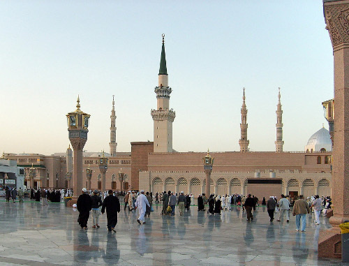 Саудовская Аравия, Медина, Мечеть Пророка. 2009 г. Фото Ахмеда Магомедова для "Кавказского узла"