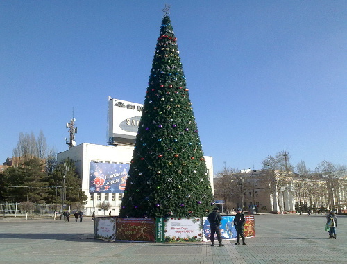 Новогодняя елка в Махачкале. Дагестан, 30 декабря 2011 г. Фото Ахмеднаби Ахмеднабиева для "Кавказского узла" Новогодняя елка в Махачкале. Дагестан, 30 декабря 2011 г. Фото Ахмеднаби Ахмеднабиева для "Кавказского узла"