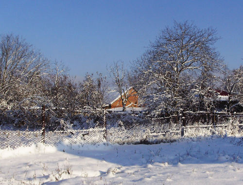 Морозы в Ингушетии. Селение Али-Юрт, Назрановский район, 4 февраля 2012 г. Фото Малики Бацаевой для "Кавказского узла" Морозы в Ингушетии. Селение Али-Юрт, Назрановский район, 4 февраля 2012 г. Фото Малики Бацаевой для "Кавказского узла"