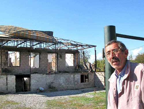 Житель приграничного села Эргнети . Грузия, октябрь 2008 г. Фото http://www.memo.ru Житель приграничного села Эргнети . Грузия, октябрь 2008 г. Фото http://www.memo.ru