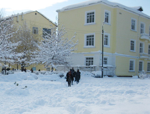 Махачкала после снегопада. 17 декабря 2012 г. Фото Тимура Исаева для "Кавказского узла" Махачкала после снегопада. 17 декабря 2012 г. Фото Тимура Исаева для "Кавказского узла"