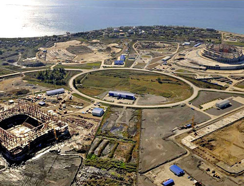 Строительство олимпийских объектов в Сочи. Фото http://www.sochi-city.ru Строительство олимпийских объектов в Сочи. Фото http://www.sochi-city.ru