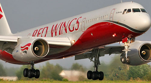 Самолет авиакомпании Red Wings. Фото: Sergey Riabsev, http://commons.wikimedia.org Самолет авиакомпании Red Wings. Фото: Sergey Riabsev, http://commons.wikimedia.org