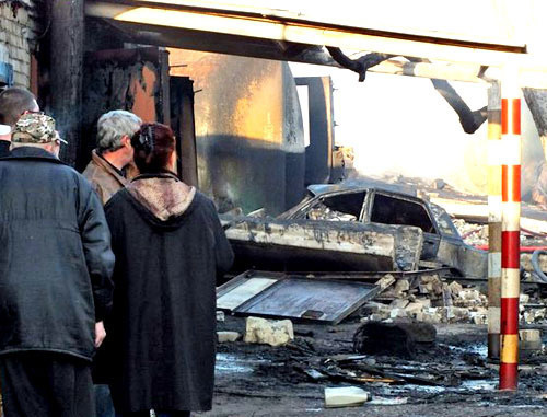 На месте аварии на станции Белая Калитва. Ростовская область, 9 мая 2013 г. Фото http://www.echo.msk.ru/ На месте аварии на станции Белая Калитва. Ростовская область, 9 мая 2013 г. Фото http://www.echo.msk.ru/