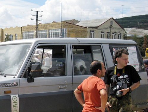 Участники историко-этнографической экспедиции "Волок" в Дербенте. 5 августа 2013 г. Фото Тимура Исаева для "Кавказского узла" Участники историко-этнографической экспедиции "Волок" в Дербенте. 5 августа 2013 г. Фото Тимура Исаева для "Кавказского узла"