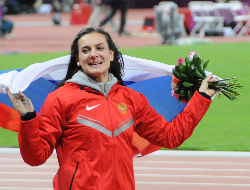 Елена Исинбаева. Лондон, август 2012 г. Фото: Tab59, http://www.flickr.com/photos/11085937@N02 Елена Исинбаева. Лондон, август 2012 г. Фото: Tab59, http://www.flickr.com/photos/11085937@N02