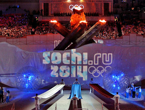 Репетиция церемонии открытия олимпийских игр в Сочи. Фото http://sochi2013.com/ Репетиция церемонии открытия олимпийских игр в Сочи. Фото http://sochi2013.com/