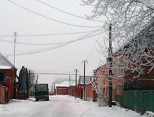 Снег на проводах линии электропередачи. Ингушетия, 2013 г. Фото Вахи Белхароева для "Кавказского узла" Снег на проводах линии электропередачи. Ингушетия, 2013 г. Фото Вахи Белхароева для "Кавказского узла"