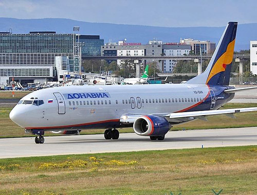 Самолет авиакомпании "Донавиа". Фото http://commons.wikimedia.org/ Самолет авиакомпании "Донавиа". Фото http://commons.wikimedia.org/