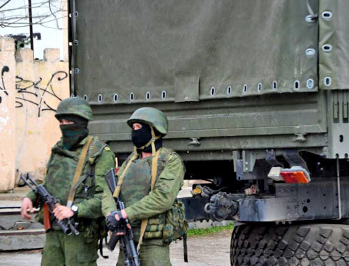 Российские военнослужащие. Фото: RFE/RL Российские военнослужащие. Фото: RFE/RL