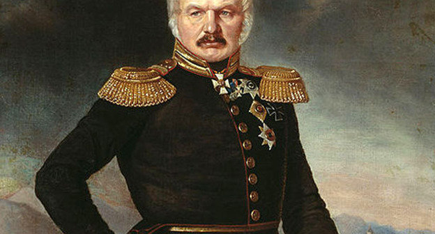 Портрет А. П. Ермолова кисти П. Захарова-Чеченца, примерно 1843 год. Фото http://commons.wikimedia.org/ Портрет А. П. Ермолова кисти П. Захарова-Чеченца, примерно 1843 год. Фото http://commons.wikimedia.org/