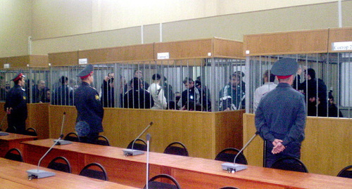 Одно из судебных заседаний по делу о нападении на Нальчик. Март 2009 г. Фото Луизы Оразаевой для "Кавказского узла" Одно из судебных заседаний по делу о нападении на Нальчик. Март 2009 г. Фото Луизы Оразаевой для "Кавказского узла"