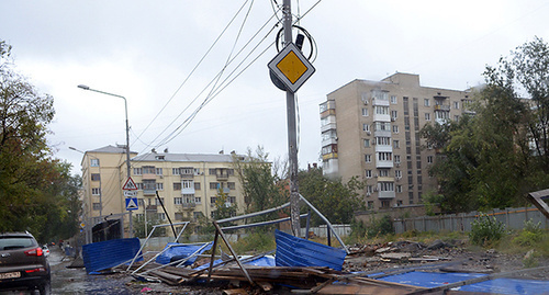Обрыв проводов на ЛЭП. Фото Олега Пчелова для "Кавказского узла" Обрыв проводов на ЛЭП. Фото Олега Пчелова для "Кавказского узла"