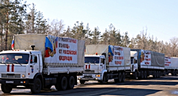 Гуманитарные конвои МЧС. Фото: http://www.mchs.gov.ru/