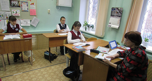 Занятия в 5 классе школы «Ор Авнер». Фото Вячеслава Ященко Занятия в 5 классе школы «Ор Авнер». Фото Вячеслава Ященко