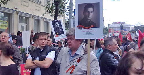 Акция "Бессмертный полк". Ростов-на-Дону, 9 мая 2015 г. Фото Константина Волгина для "Кавказского узла" Акция "Бессмертный полк". Ростов-на-Дону, 9 мая 2015 г. Фото Константина Волгина для "Кавказского узла"