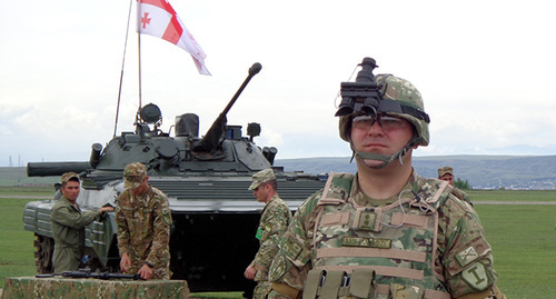 Грузино-американские военные учения в Грузии. Фото Инны Кукуджановой для "Кавказского узла" Грузино-американские военные учения в Грузии. Фото Инны Кукуджановой для "Кавказского узла"