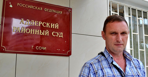 Подсудимый Сергей Фетисов. Фото Светланы Кравченко для "Кавказского узла" Подсудимый Сергей Фетисов. Фото Светланы Кравченко для "Кавказского узла"