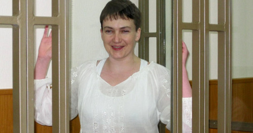 Надежда Савченко в здании городского суда Донецка. 30 сентября 2015 г. Фото Константина Волгина для "Кавказского узла" Надежда Савченко в здании городского суда Донецка. 30 сентября 2015 г. Фото Константина Волгина для "Кавказского узла"