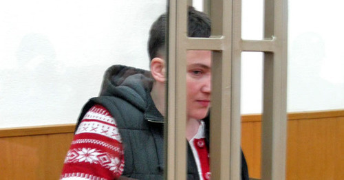 Надежда Савченко в Донецком городском суде, 19 ноября 2015 года. Фото Константина Волгина для "Кавказского узла" Надежда Савченко в Донецком городском суде, 19 ноября 2015 года. Фото Константина Волгина для "Кавказского узла"