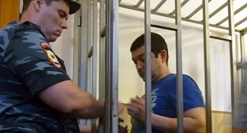 Артур Мегрикян в зале суда. Фото Светланы Кравченко для "Кавазского узла" Артур Мегрикян в зале суда. Фото Светланы Кравченко для "Кавазского узла"