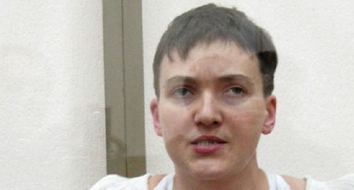 Надежда Савченко в суде. Фото: Константина Волгина для "Кавказского узла". Надежда Савченко в суде. Фото: Константина Волгина для "Кавказского узла".