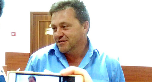 Оштрафованный участник тракторного марша Иван Смыков в Аксайском районном суде. Фото Константина Волгина для "Кавказского узла" Оштрафованный участник тракторного марша Иван Смыков в Аксайском районном суде. Фото Константина Волгина для "Кавказского узла"
