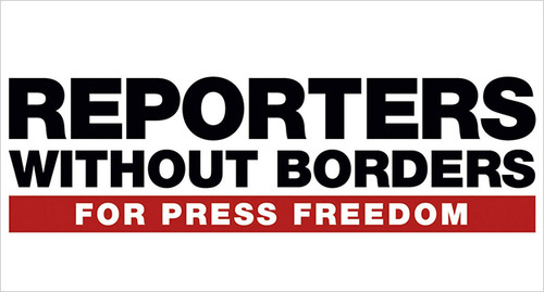 Логотип организации "Репортеры без границ". Фото: https://rsf.org/en Логотип организации "Репортеры без границ". Фото: https://rsf.org/en